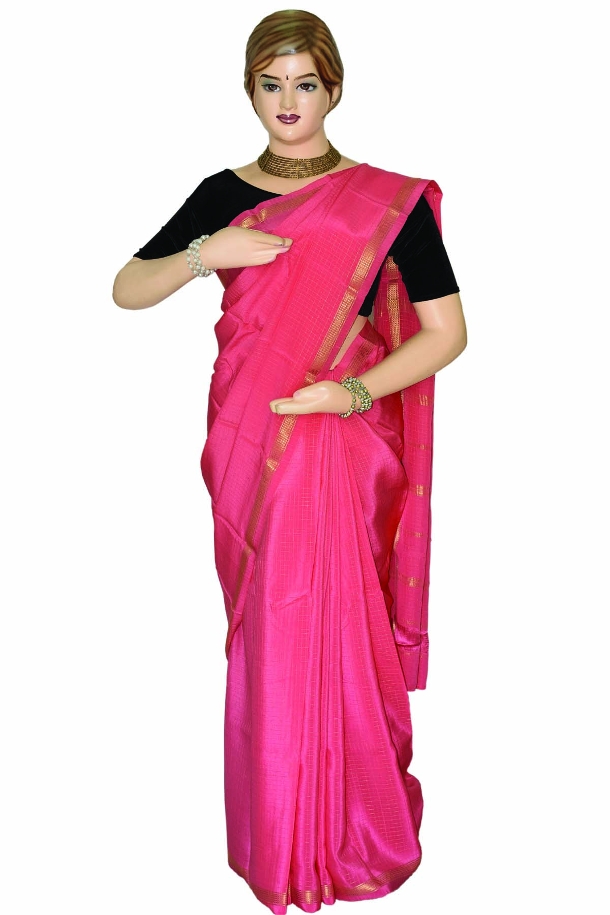Buy Black Mysore Silk Saree for Women Online from India's Luxury Designers  2023