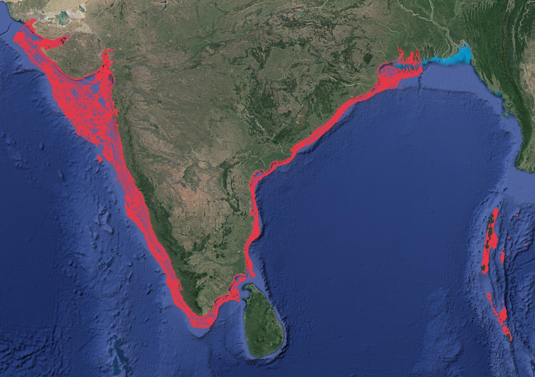 Region map for Jenkins Whipray