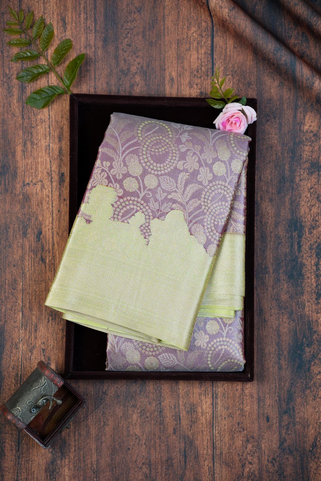 Sukhi Sarees -Brocket Honey Colour