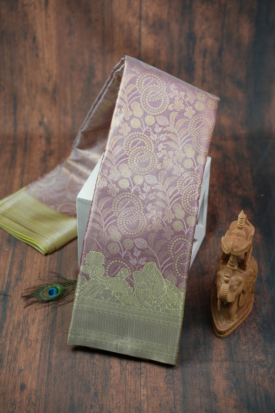 Sukhi Sarees -Brocket Honey Colour